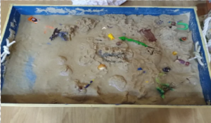 Sandplay and game for children therapy